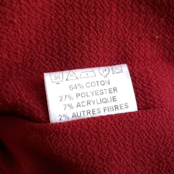 Lenny B. Paris Metallic Gold Red Jacquard Blouse Large - Picture 12 of 12